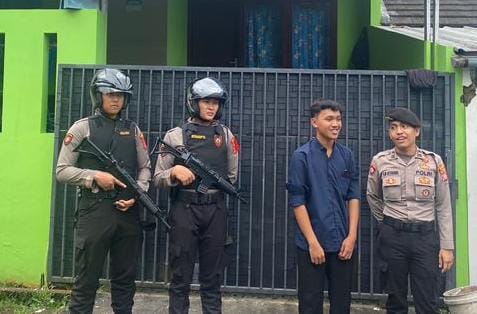 Sat Samapta Polres Ciamis Gelar Pengamanan Operasi Ketupat Lodaya 2024 di Perum Center Asri