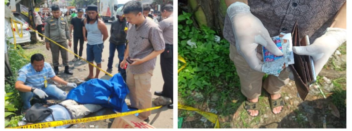 Polsek Cileungsi Lakukan Cek Dan Olah TKP Terkait Adanya Temu Mayat Diketahui Berjenis Kelamin Laki – Laki