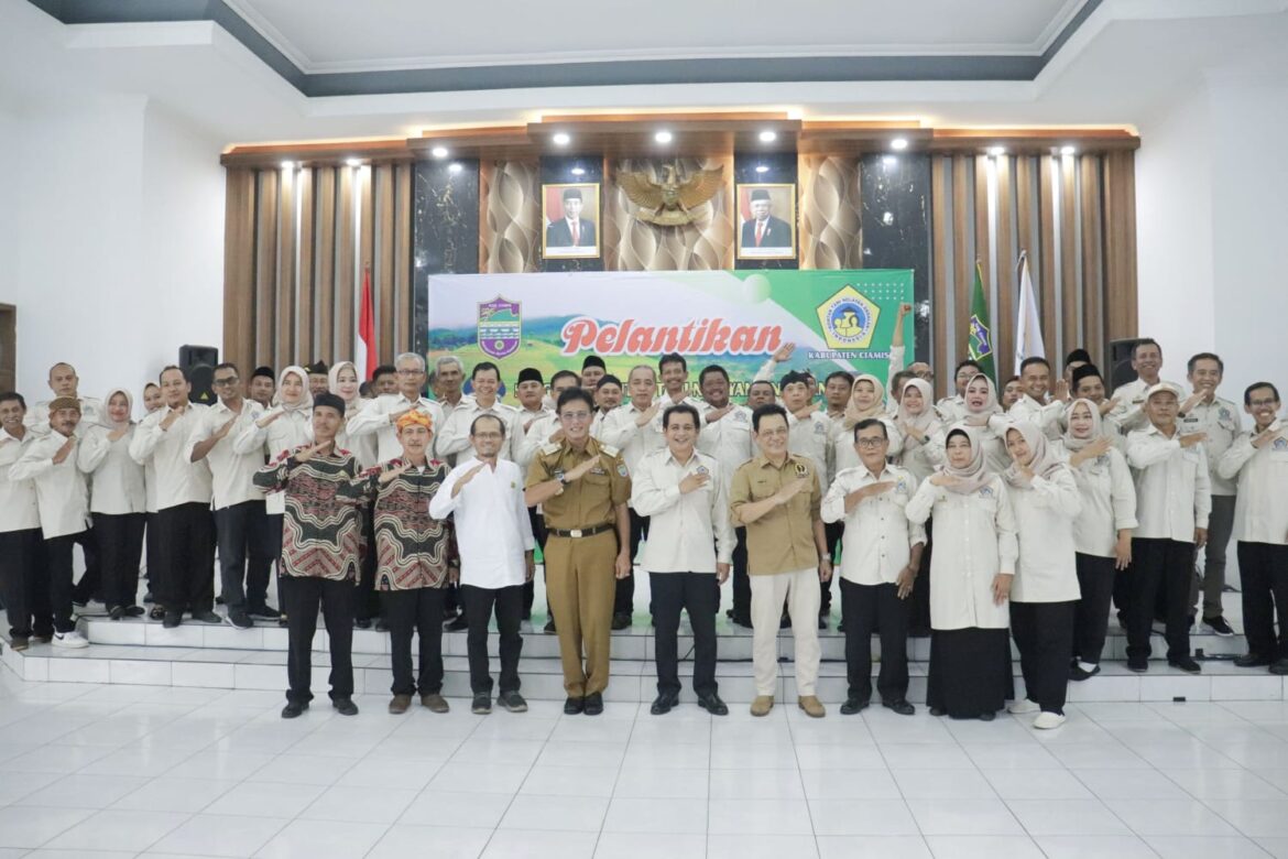 Pengurus KTNA Ciamis Resmi Dilantik, Bupati Herdiat Apresiasi Keberadaanya Bagi Pertanian di Ciamis