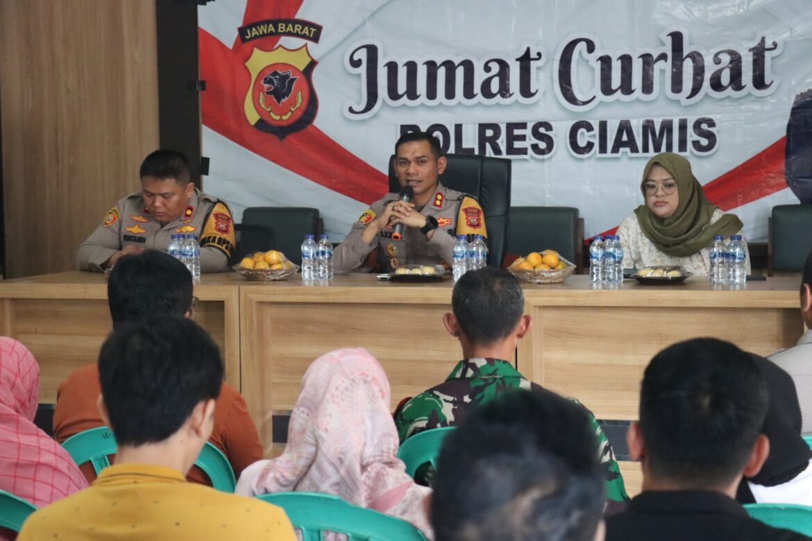 Jumat Curhat, Warga Kelurahan Benteng Curhat ke Kapolres Ciamis Soal Maraknya Judi Online