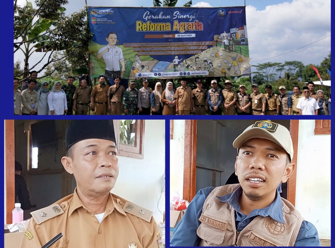 ATR/BPN Ciamis: Desa Werasari Sadanaya Menjadi Tempat Gerakan Sinergi Reforma Agraria