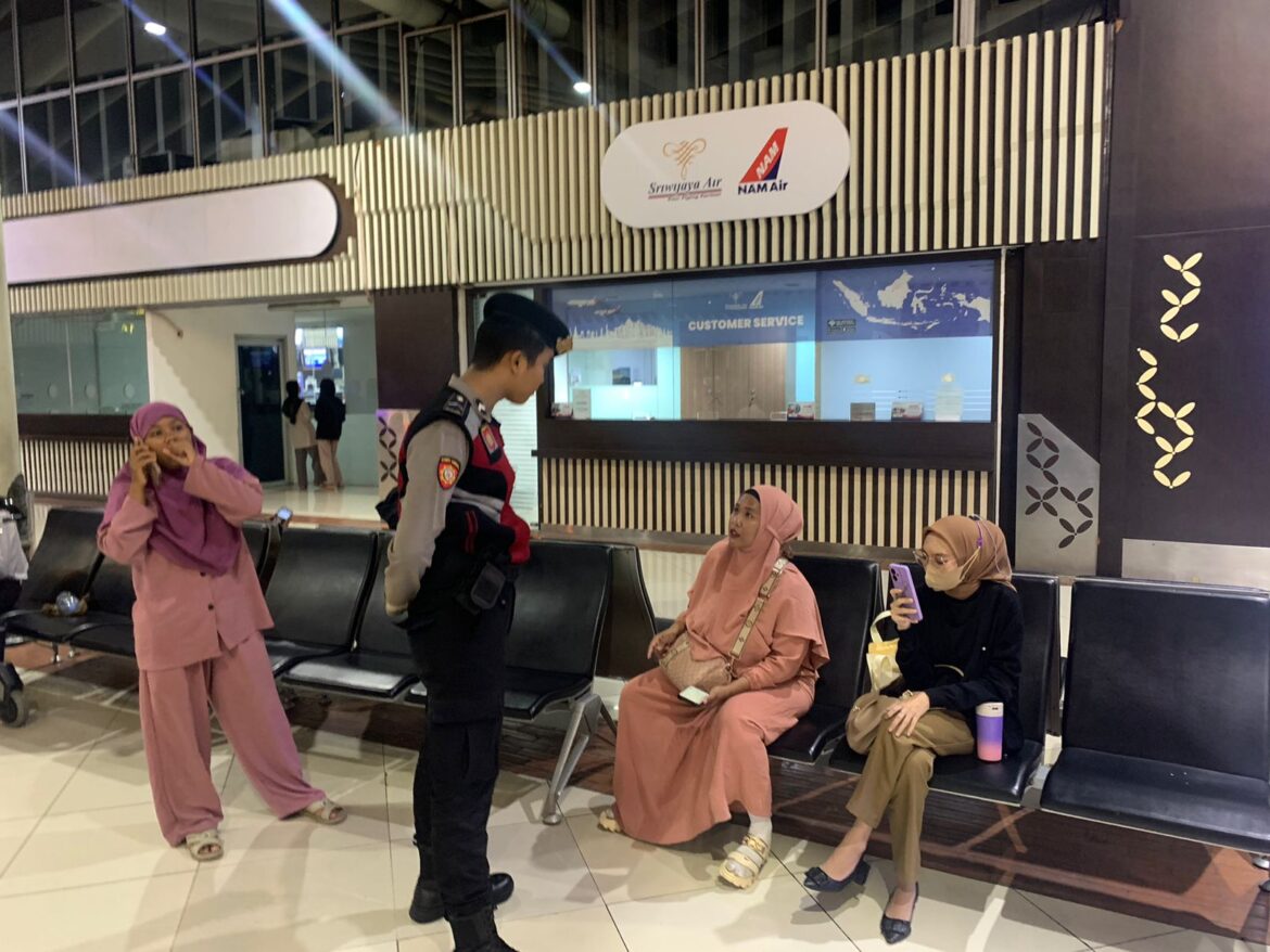 Satuan Samapta Polresta Bandara Soetta Ajak Masyarakat Jaga Kamtibmas Kondusif