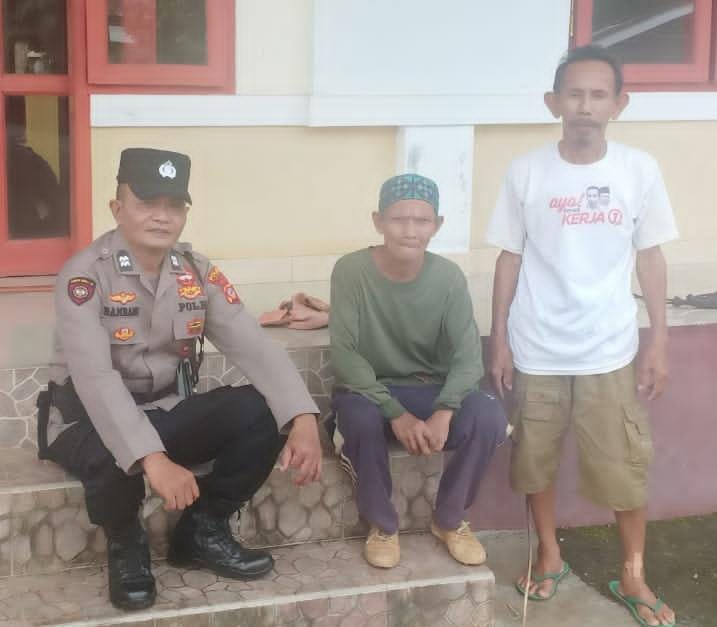 Polsek Sukadana Koordinasi Bersama Warga Desa Margaharja Cegah Gangguan Kamtibmas