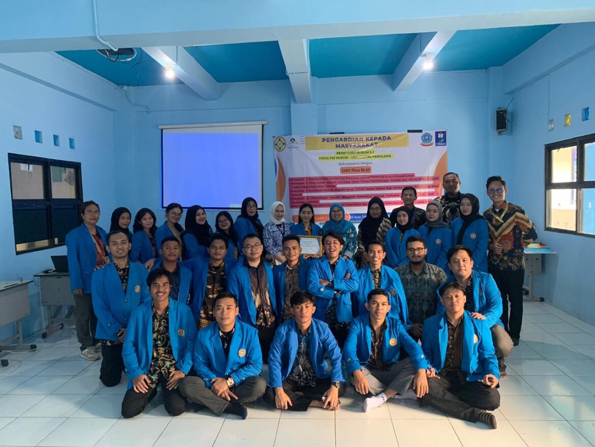Mahasiswa dan Mahasiswi Fakultas Hukum Universitas Pamulang Gelar Kegiatan Pengabdian kepada Masyarakat