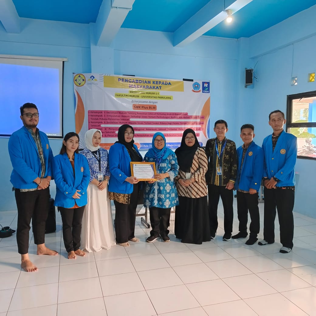 Mahasiswa dan Mahasiswi Fakultas Hukum Universitas Pamulang Gelar Kegiatan Pengabdian kepada Masyarakat