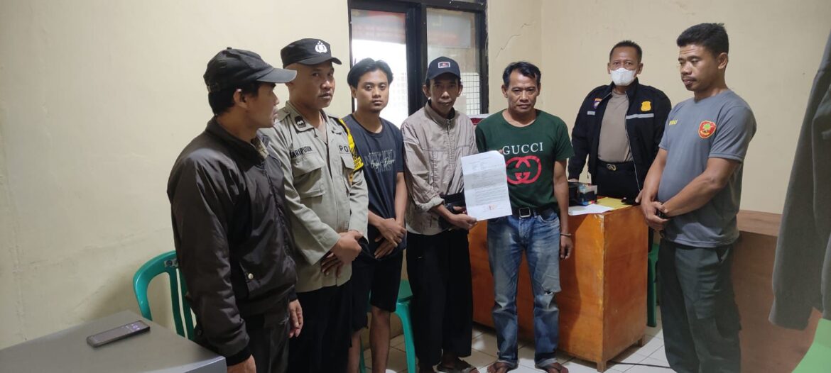 Polsek Sukamakmur Berkoordinasi Dengan Polsek Babakan Madang Berhasil Mengamankan diduga Pelaku Penipuan dan Penggelapan