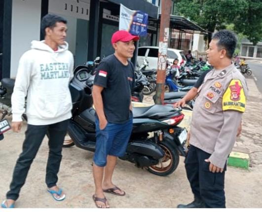 Antisipasi Kriminalitas, Polsek Sukadana Polres Ciamis Patroli Biru ke Pemukiman Warga di Siang Hari