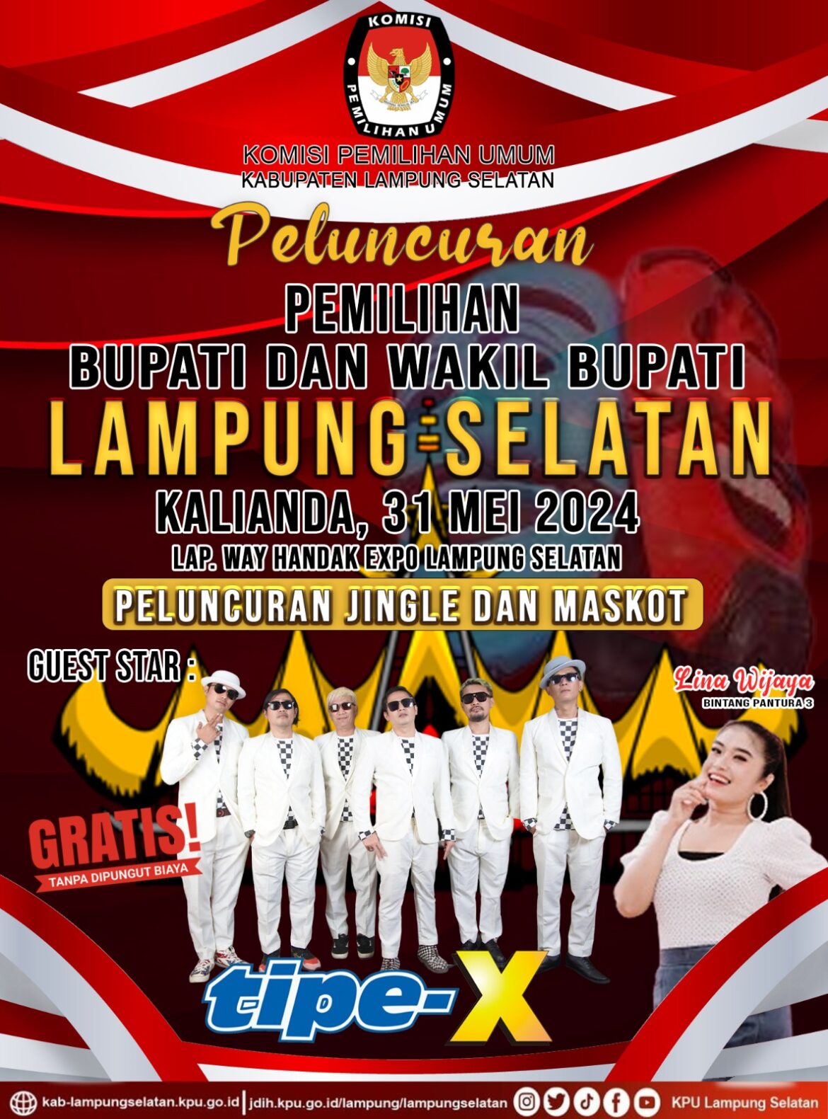 Persiapan Peluncuran Jingle Dan Maskot Pemilihan Bupati Serta Wakil Bupati Lampung Selatan