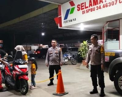 Antisipasi Gangguan Kamtibmas, Polsek Cisaga Polres Ciamis Intens Patroli Biru ke Masyarakat