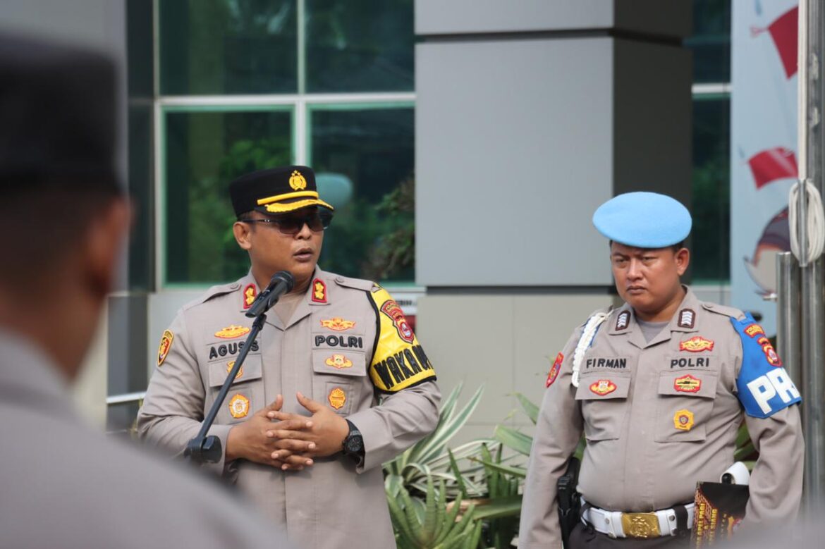 Berikan Arahan pada Saat Di Jam Pimpinan Oleh Wakapolresta Tangerang