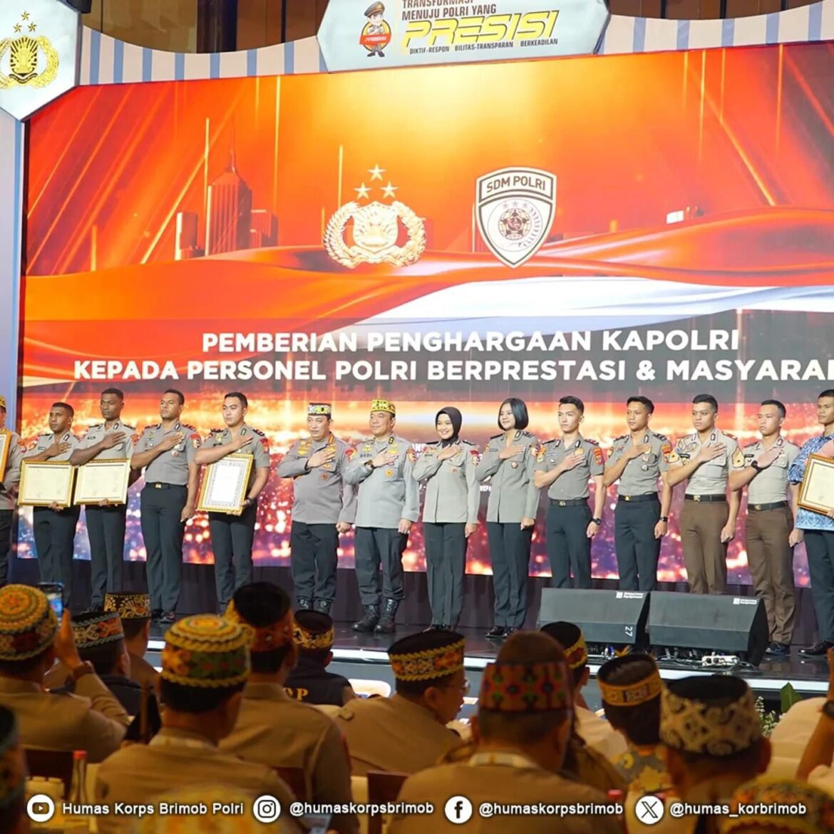 Rakernis SDM Polri, Dankorbrimob Polri Dilantik Sebagai Ketua Cabor Akurasi Menembak dan Terjun Payung