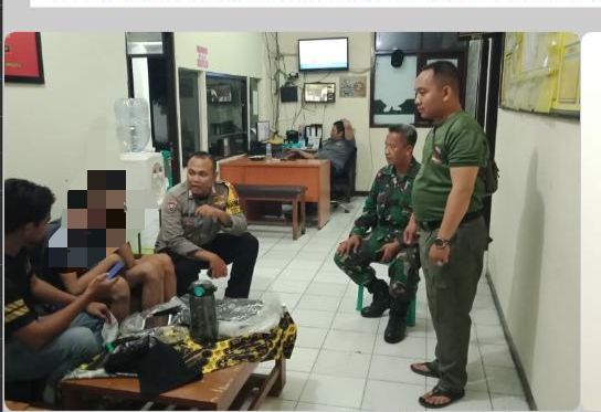 Polsek Kemang Amankan Dua Terduga Anggota Kelompok Gangster di Desa Jampang