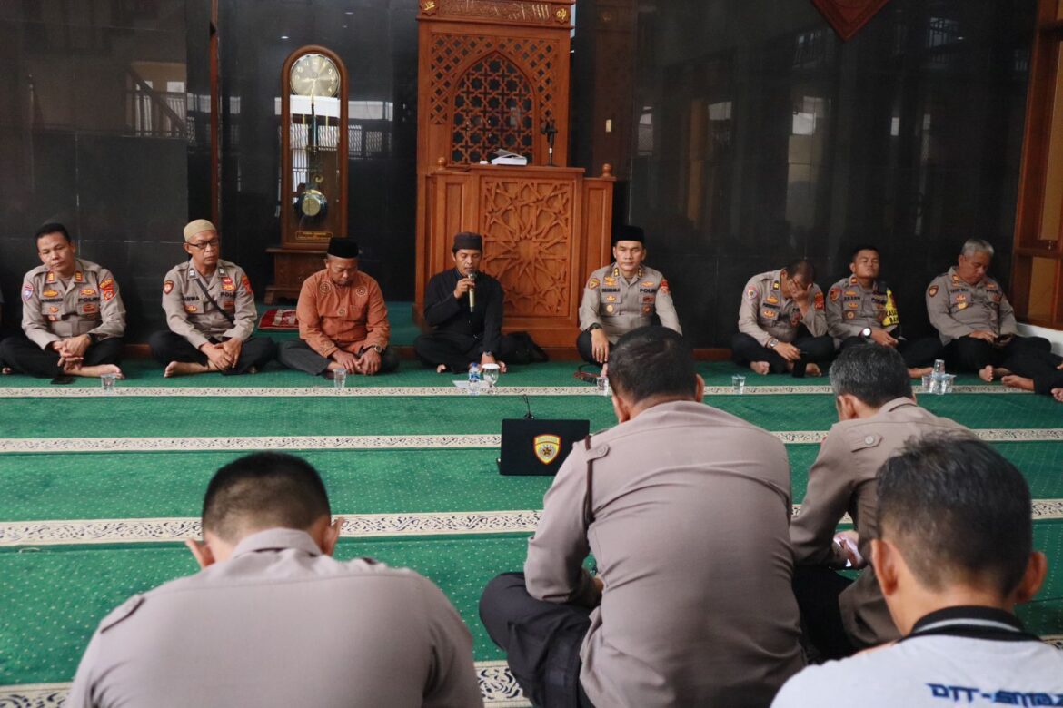 Perkuat Mental, Polres Ciamis Intens Beri Pembinaan Rohani ke Anggota dan ASN Polri