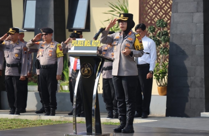 Polres Magelang Kota Gelar Upacara Hardiknas 2024 dan Kenaikan Pangkat Pengabdian