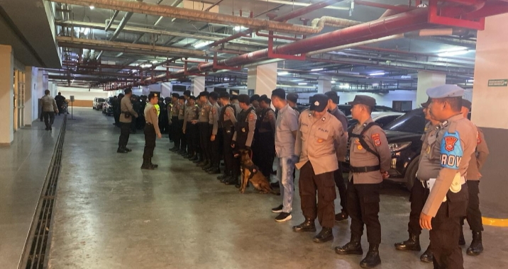 Pengamanan Penetapan Anggota DPRD Provinsi Sulteng, Polda turunkan 150 Personel