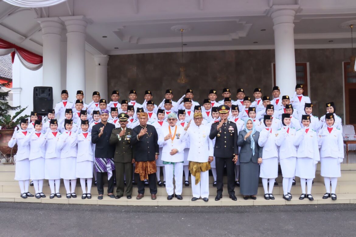 Kapolres Ciamis Ikuti Upacara Bendera Merah Putih Peringatan Hari Lahir Pancasila Tingkat Kabupaten