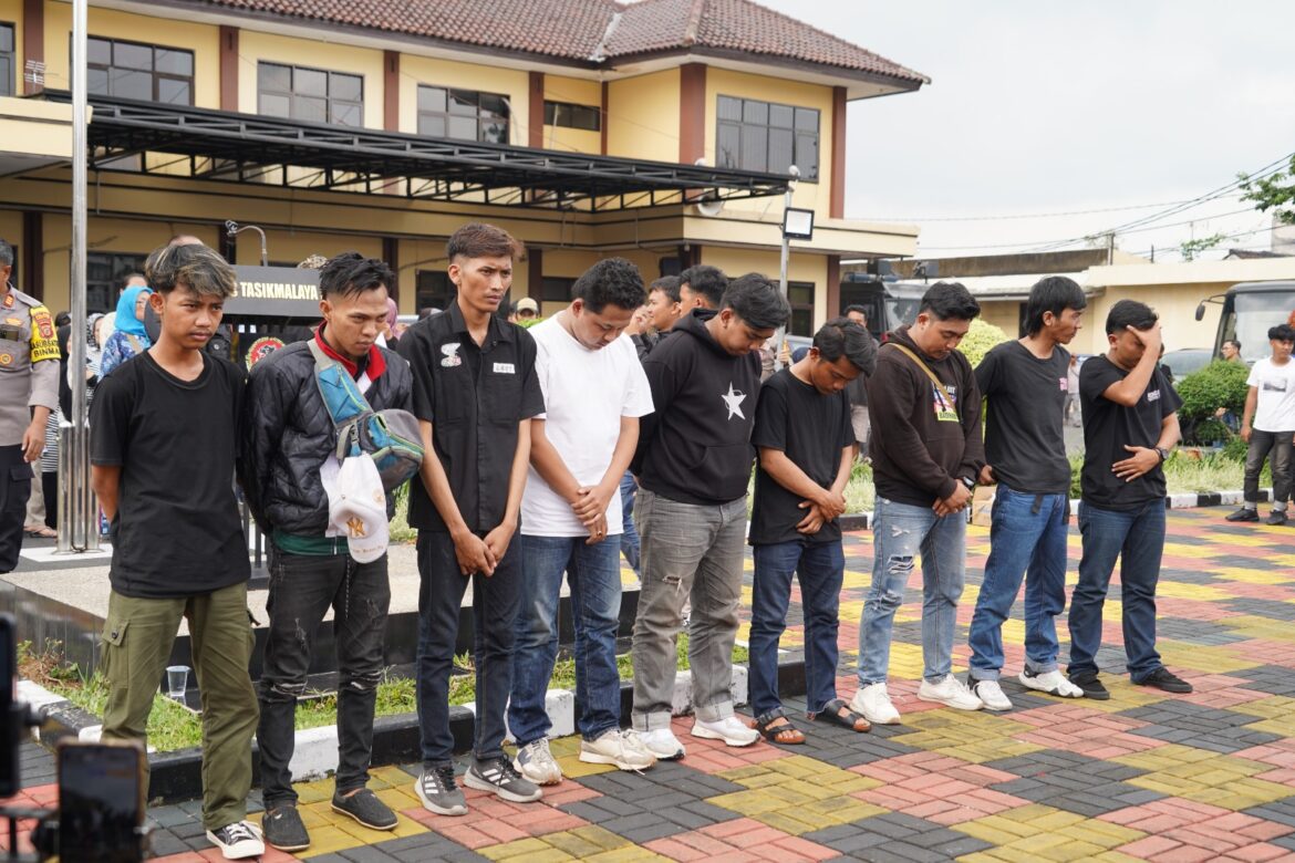 Geng Motor Meresahkan, Dibubarkan Polres Tasikmalaya Kota