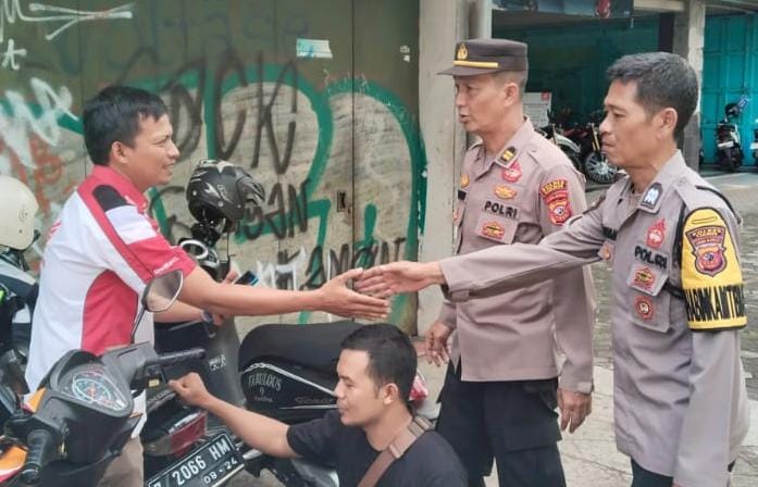 Berantas Knalpot Tidak Sesuai Spesifikasi, Polsek Ciamis Polres Ciamis Intensifkan Patroli ke Jalan