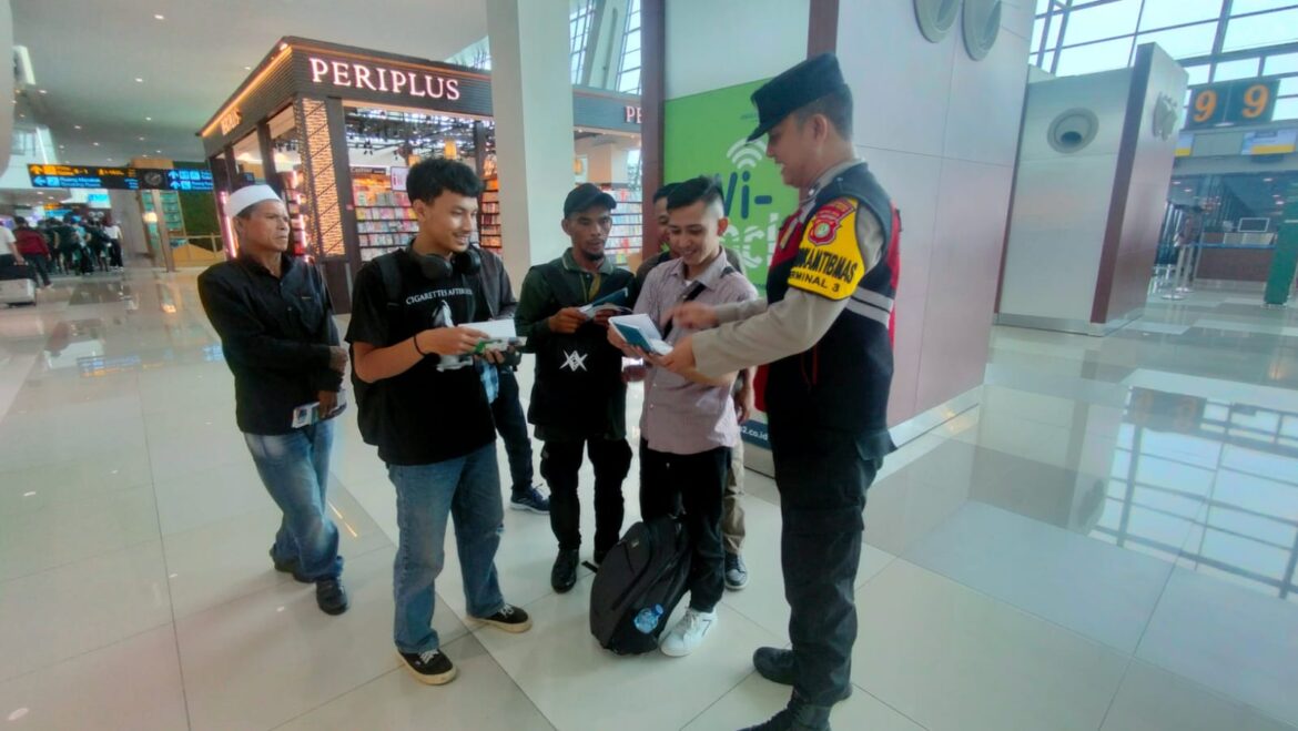 Satbinmas Polresta Bandara Soetta Ajak Masyarakat Jaga Kamtibmas Kondusif