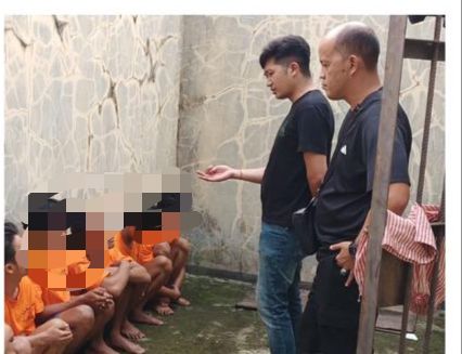 Pollsek Kemang Berhasil Amankan 11 Remaja Diduga Gangster BTB