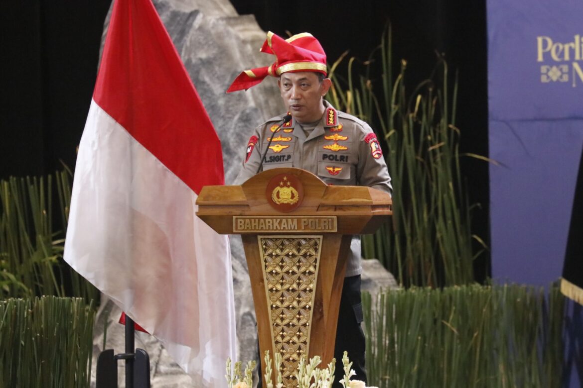 Kapolri Buka Rakernis Baharkam Polri Tahun 2024 di Makassar