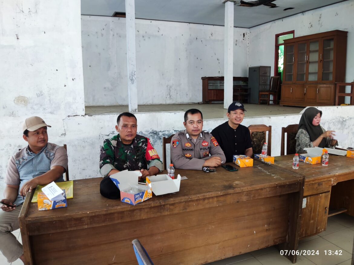 Polsek Cijeungjing Polres Ciamis Ikuti Peningkatan Kapasitas Siaga Bencana di Desa Kertahayu