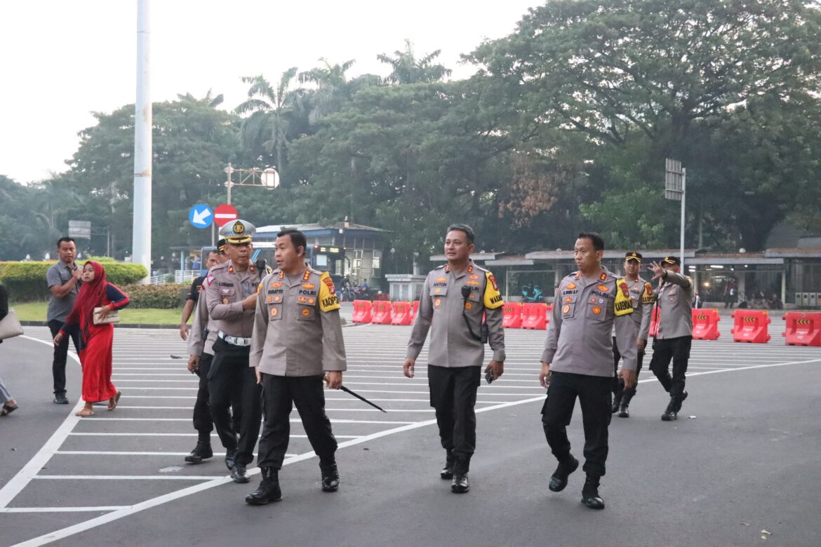 Polri Terjunkan 1.347 Personil, Amankan Aksi Bela Palestina di Kedubes AS