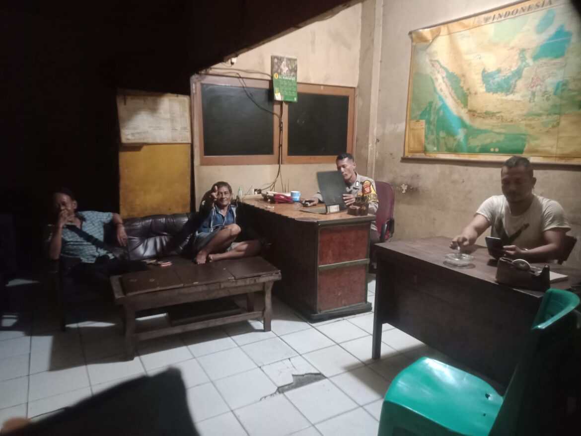 Bhabinkamtibmas Kelurahan Utan Panjang Melakukan Kegiatan Cooling System
