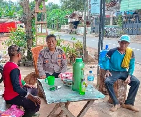 Perkuat Sinergitas, Polsek Sukadana Polres Ciamis Koorkom ke Warga Desa Ciparigi