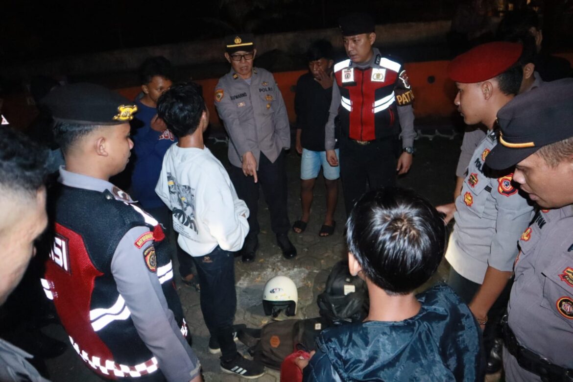 Antisipasi Tindak Kriminalitas Kejahatan Jalanan, Polres Ciamis Patroli KRYD