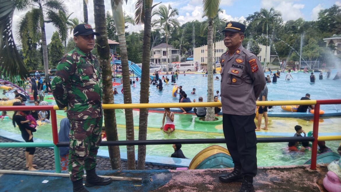 Cipta Kondisi, Polsek Cipaku Polres Ciamis Monitoring Kawasan Obwis di Desa Jalatrang