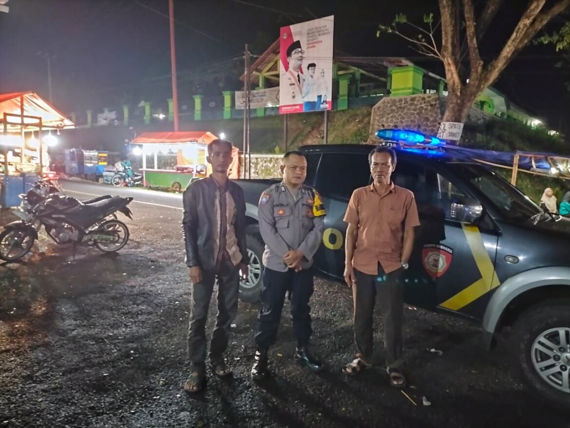 Berikan Rasa Nyaman, Polsek Panawangan Intens Patroli KRYD di Malam Hari