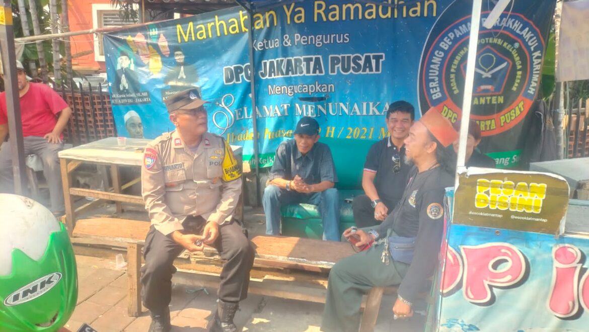 Bhabinkamtibmas Kelurahan Johar Baru Cooling System Dengan Organisasi Kemasyarakatan