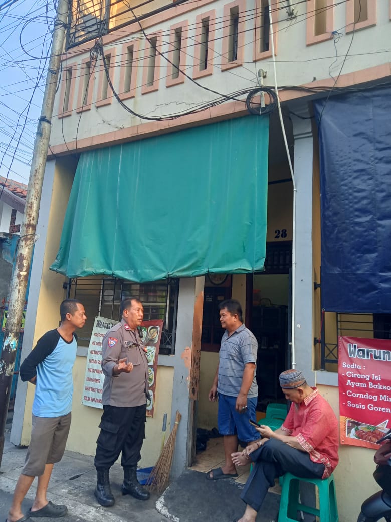 Bhabinkamtibmas Kelurahan Harapan Mulya Melakukan Kegiatan Cooling System