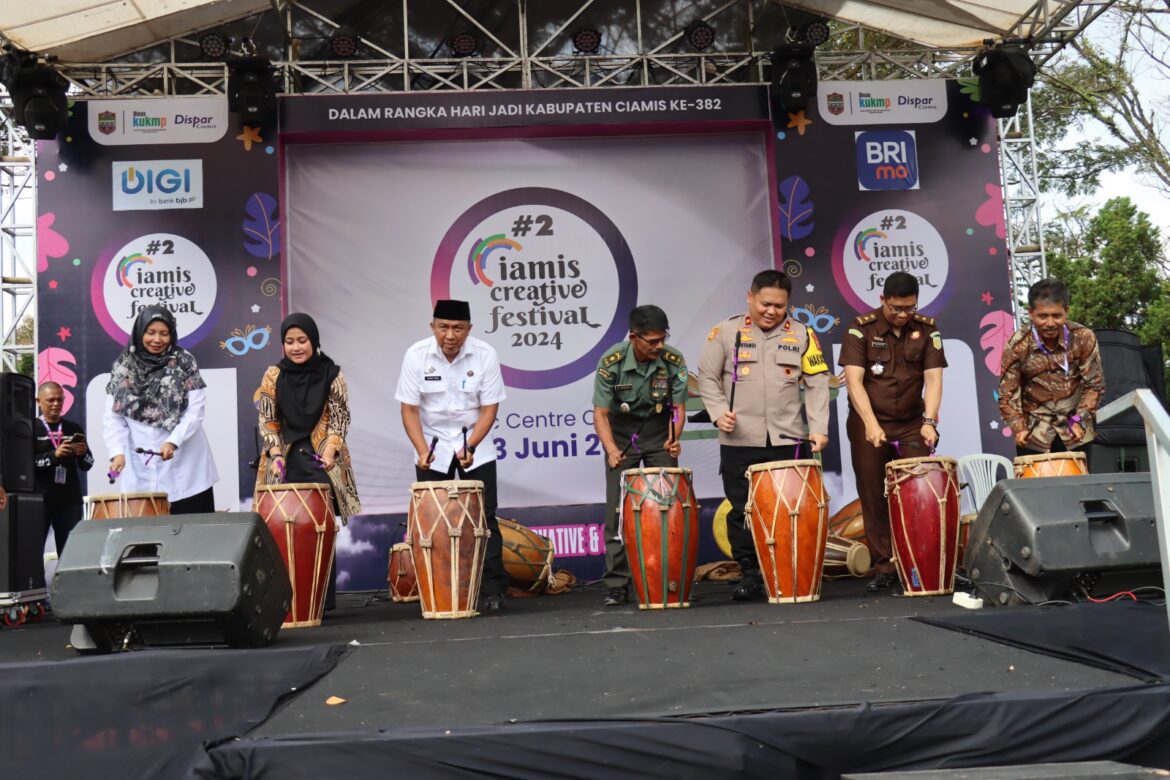 Wakapolres Ciamis Hadiri Pembukaan Creative Festival 2024