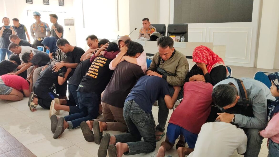 Ugal-ugalan Dijalan, Polres Ciamis Kembalikan 10 Anak ke Orang Tua Setelah Diberi Pembinaan