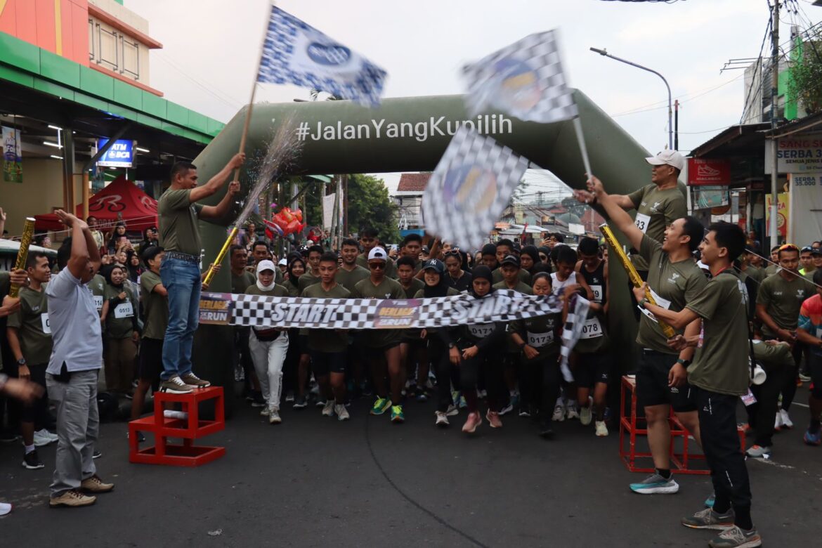 Hari Bhayangkara ke-78, Kapolres Ciamis Lepas Ratusan Pelari Fun Run Yogya Ciamis