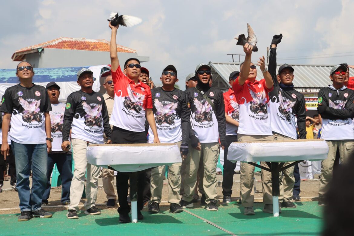 Sambut Hari Bhayangkara ke-78, Kapolres Ciamis Ikut Dampingi Kapolda Jabar Geber Babarengan Lodaya Siliwangi