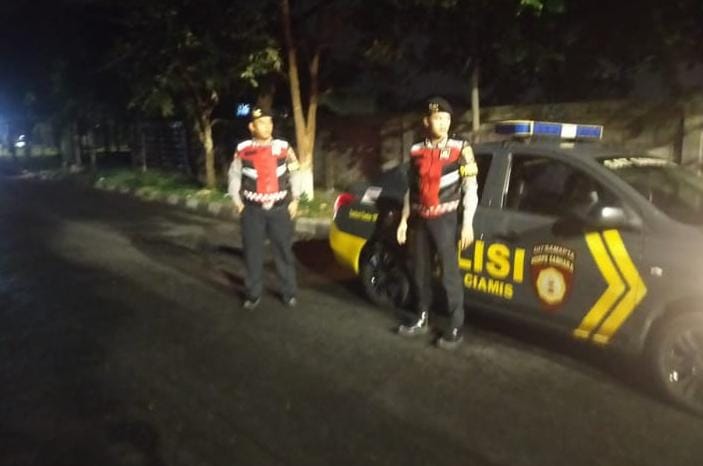 Sat Samapta Polres Ciamis Patroli Malam Hari Antisipasi Balap Liar dan Tindak Kriminalitas