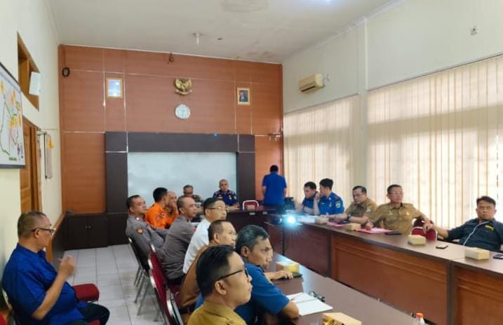 Kapolsek Ciamis Ikuti Rakor Simulasi dan Edukasi Penanggulangan Kebakaran
