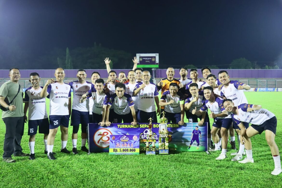Bagasi Taklukan Lantas, Kapolres Ciamis AKBP Akmal Cetak Hatrick di Laga Final dan Raih Juara