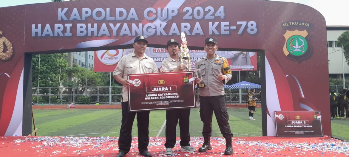 Kelurahan Sertajaya Raih Juara 1 Lomba Satkamling Katagori Wilayah Aglomerasi Tingkat Polda Metrojaya