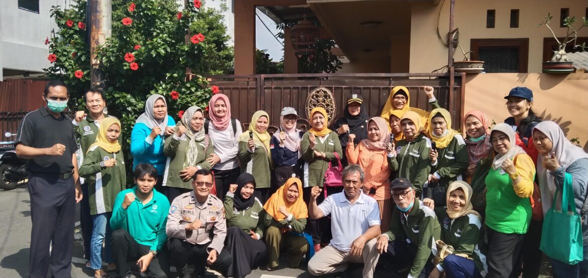 Aipda Wisnu Saputra Mengikuti Kegiatan Pemberantasan Sarang Nyamuk