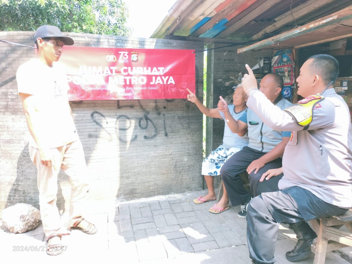 “Jumat Curhat” Bahaya Narkoba Bagi Generasi Muda Wilayah Kelurahan Menteng