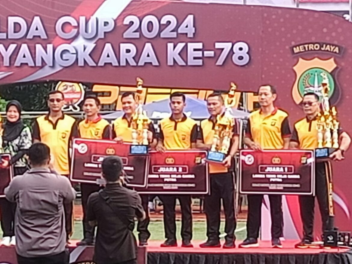 Hebat !! Polres Metro Raih Empat Juara Dalam Lomba Hari Bhayangkara Ke 78 Tahun