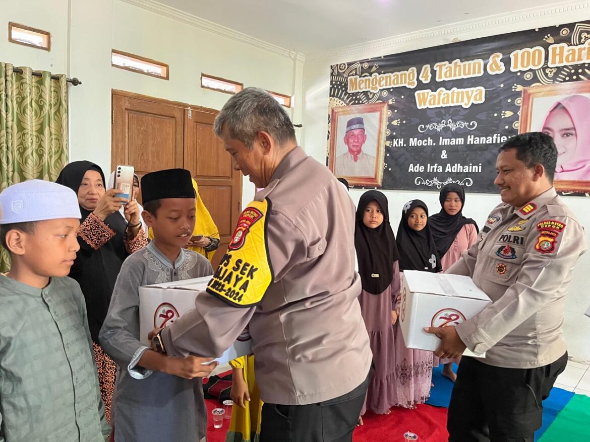 Bakti Sosial Polsek Jajaran Polres Metro Depok dalam Rangka Hari Bhayangkara Ke-78 Tahun