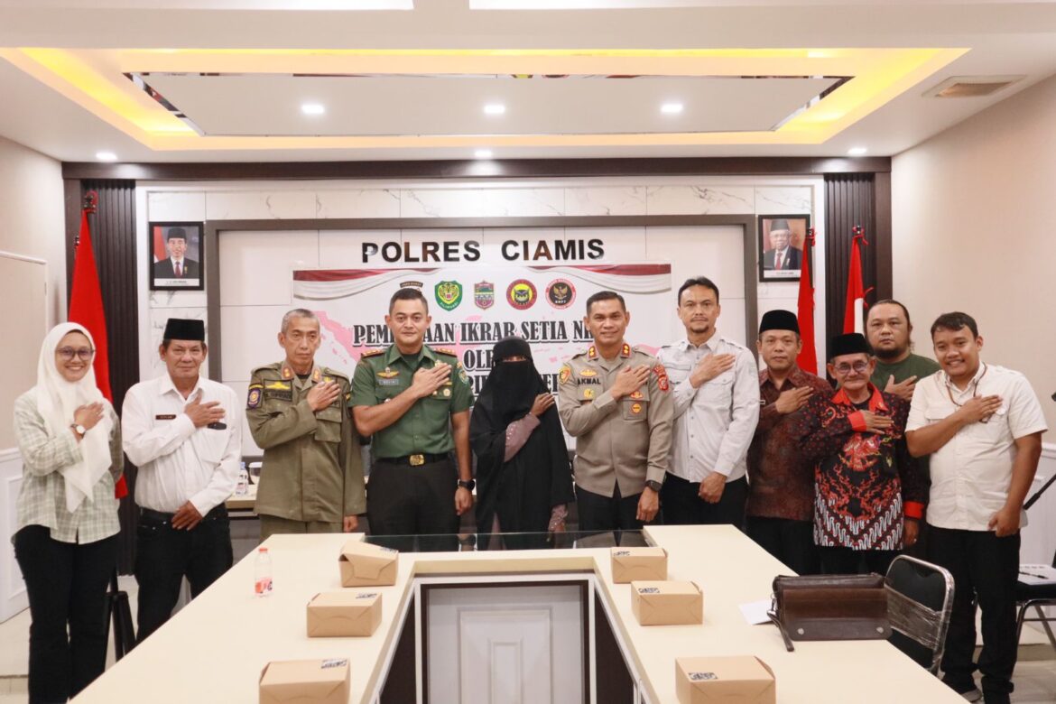 Polres Ciamis Fasilitasi Eks Napiter Kembali ke NKRI