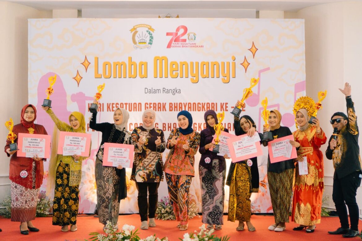 Kapolres Ciamis Hadiri Lomba Menyanyi dalam Peringatan Hari Kesatuan Gerak Bhayangkari ke-72
