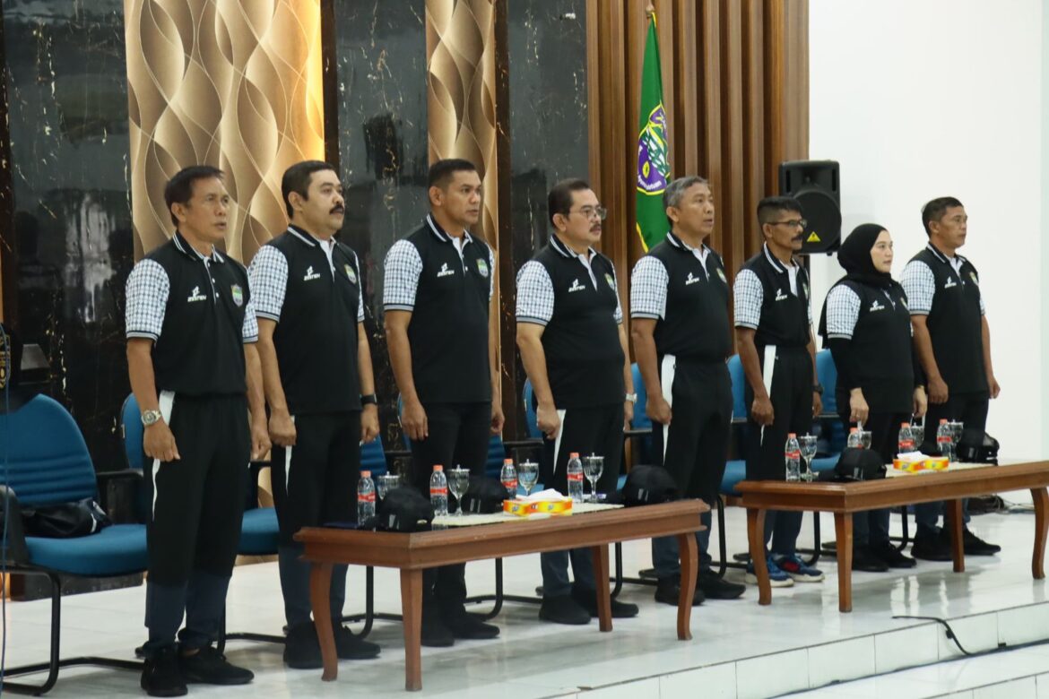 Kapolres Ciamis Hadiri Pelepasan Kontingen Porsenitas XI Kabupaten Ciamis Tahun 2024