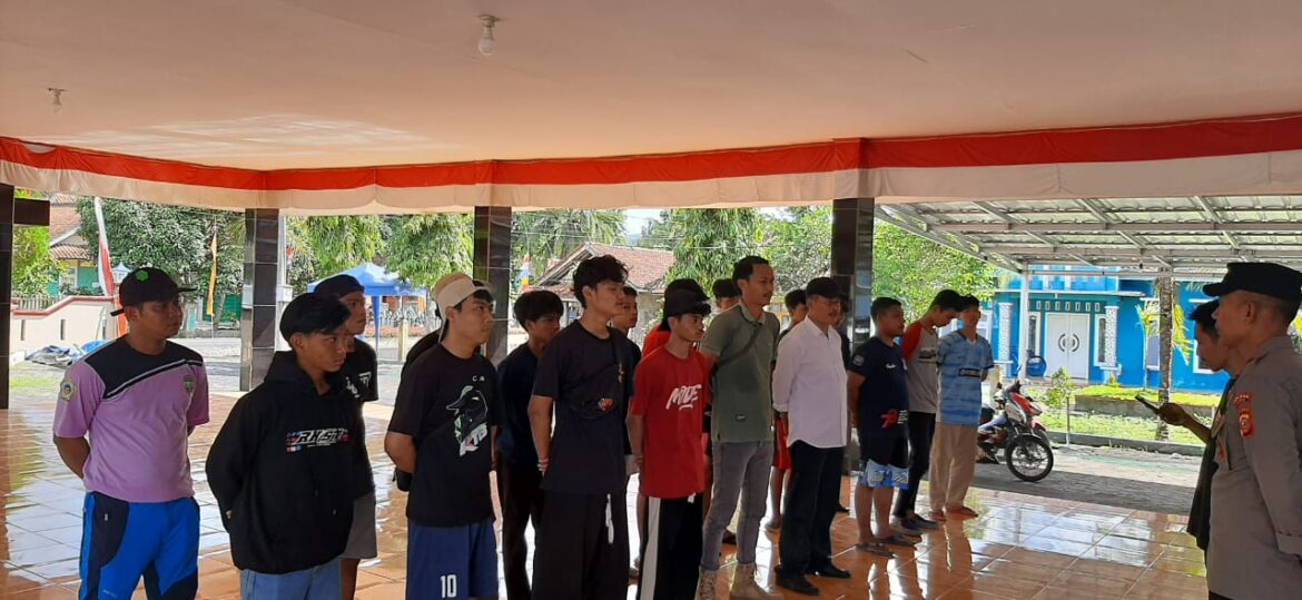 Sambut Hari Krida Pertanian Ke-52 Polsek Banjarsari Bersiap bersama Karang Taruna